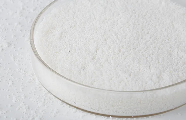 A detail of adsorbent resins.
