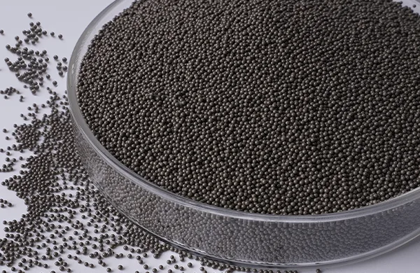 A detail of catalyst resins.