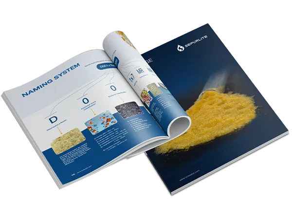 The resins catalogue cover of our company.